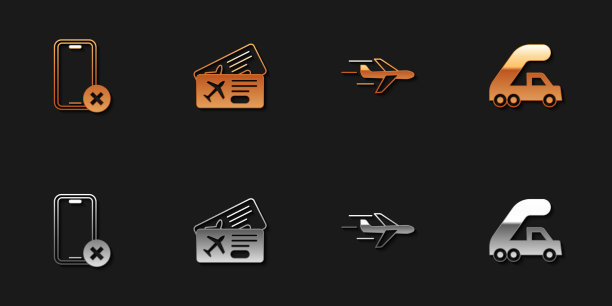 设置没有手机，机票，飞机和图片下载