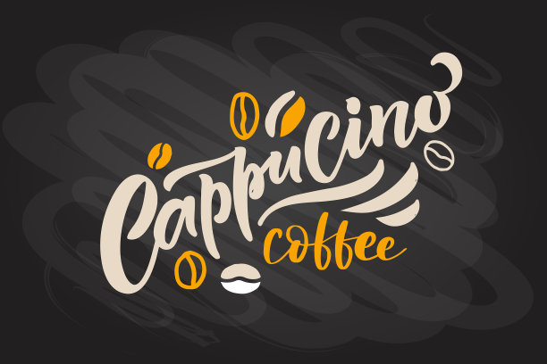 咖啡菜单上写着咖啡去杯现代图片下载