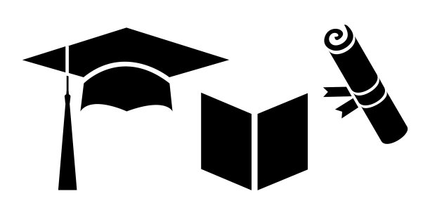 毕业毕业帽与文凭隔绝图片下载