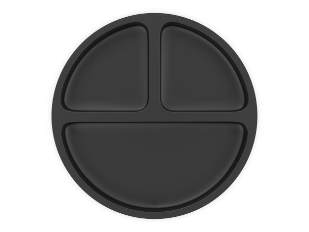 空白分隔餐盘盘模板。3 d渲染插图。图片下载