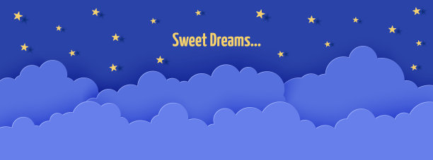 夜晚的天空在剪纸风格的3d背景与图片下载