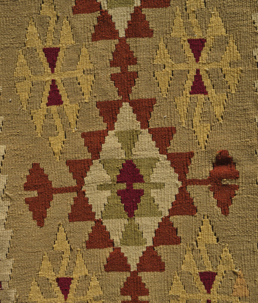 手工制作的传统中东地毯图案图片下载