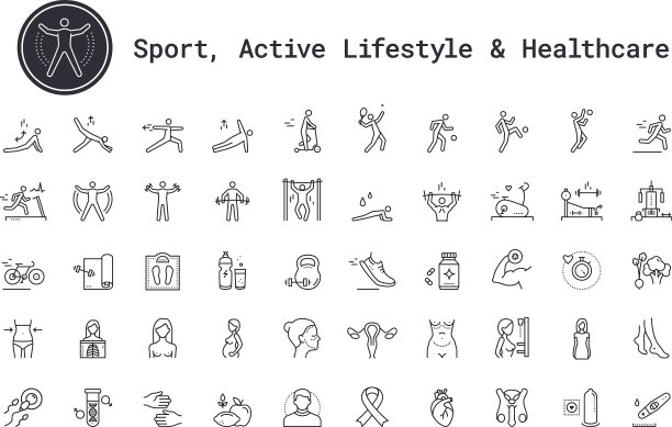 保健健身运动健身设备图标图片下载