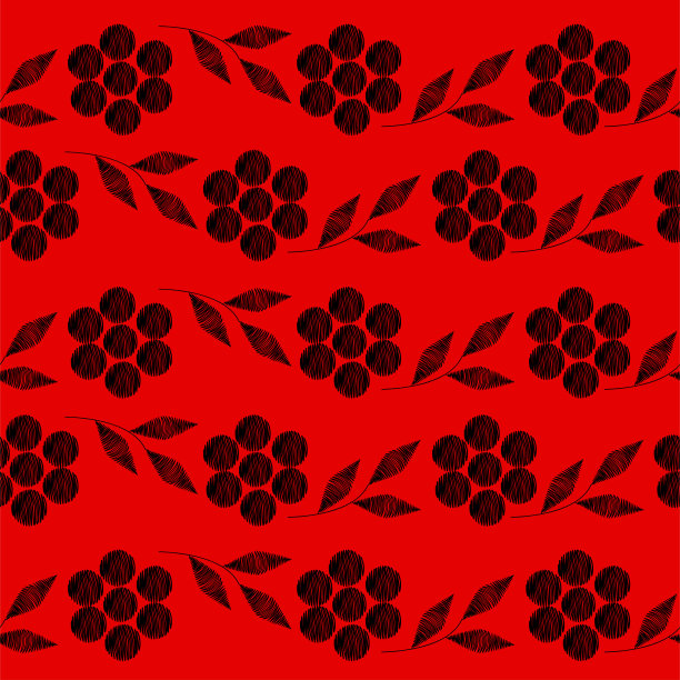 矢量插图。穿孔双色图案，手绘，刺绣。民族无缝模式。西班牙传统月。春夏无缝图案适用于广告和印刷产品。图片下载