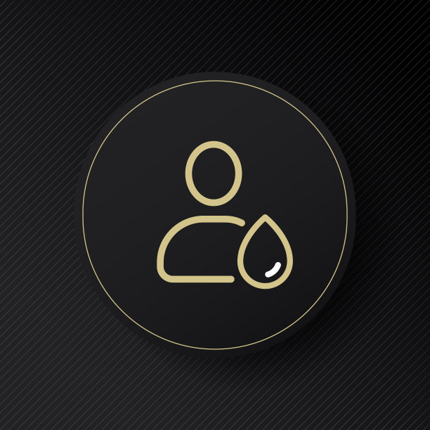 男子与水滴水线图标。要节约用水,线性风格标志的移动概念和网页设计。绿色和平的概念。矢量线图标的业务和广告图片下载