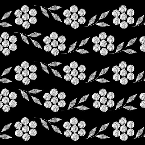 矢量插图。穿孔双色图案，手绘，刺绣。民族无缝模式。西班牙传统月。春夏无缝图案适用于广告和印刷产品。图片下载