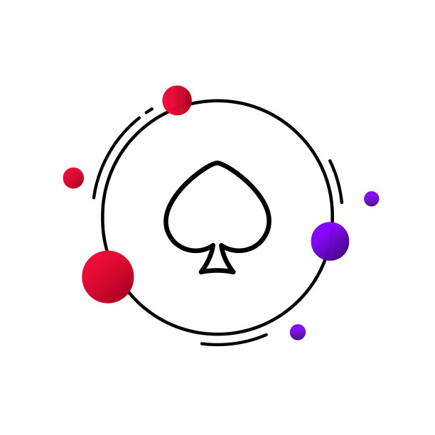 山峰行图标。纸牌套装，黑心。扑克牌，黑桃，红心，方块和梅花。矢量线图标的业务和广告图片下载