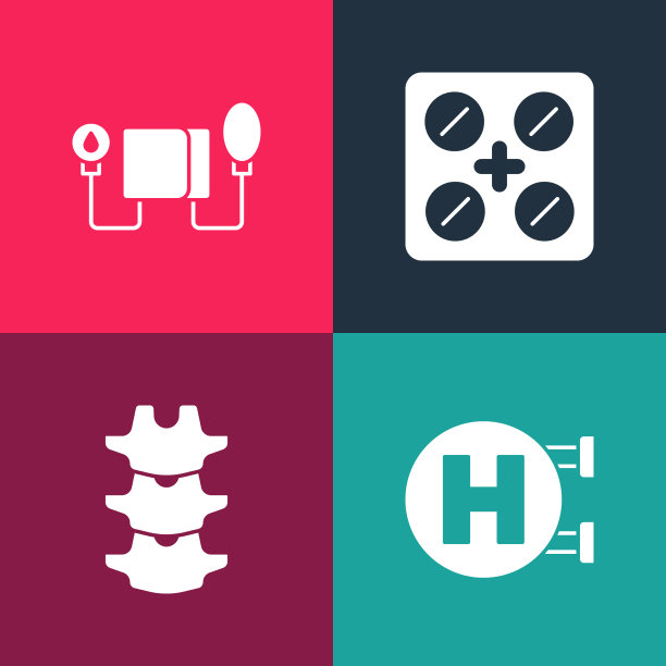 设波普艺术医院招牌人脊柱丸图片下载