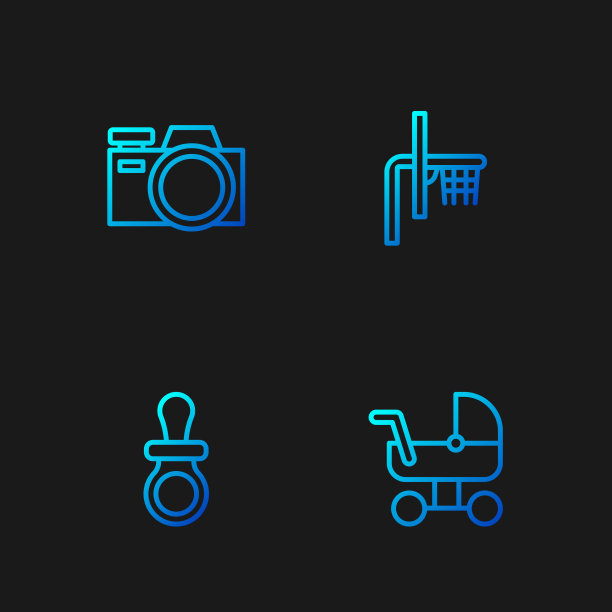 设定线婴儿推车假奶嘴照片图片下载