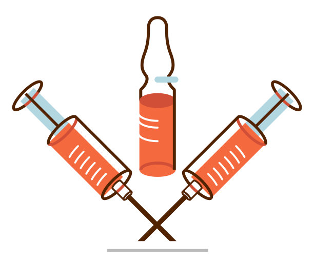 注射安瓿的疫苗主题图片下载