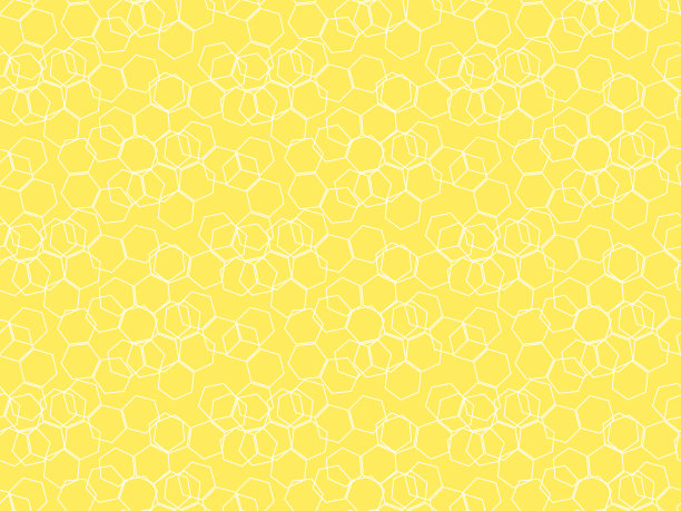 随机排列的蜂箱状墙纸。六角墙纸。(无缝)图片下载