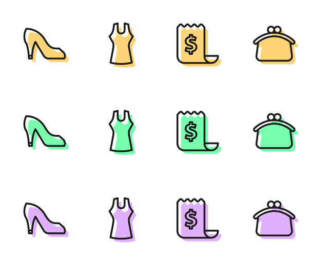 设定行纸支票和财务支票图片下载