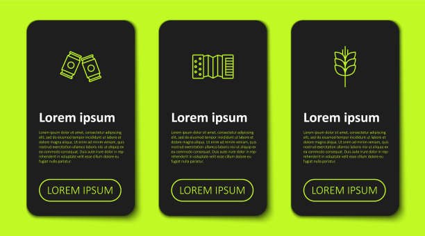 设线啤酒可手风琴和小麦业务图片下载