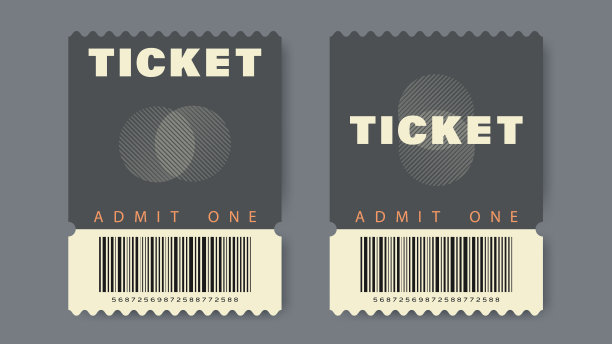 电影院、剧院、马戏团和其他活动的经典派对门票。向量的票。图片下载