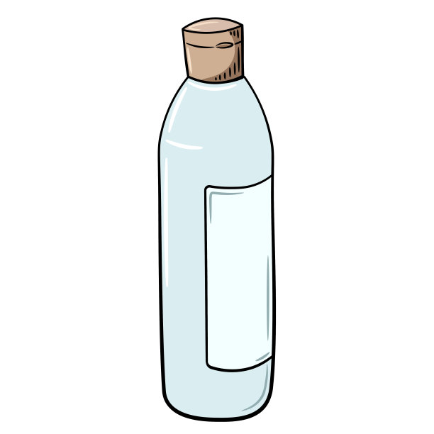 色彩斑斓的洗发水瓶子图片下载