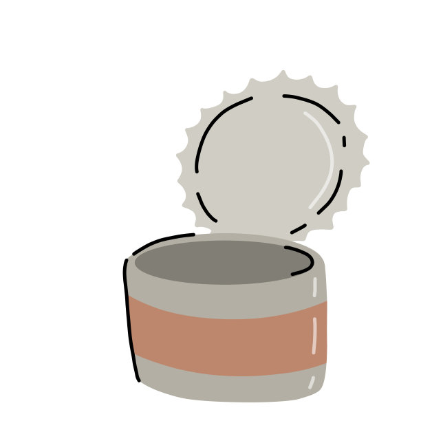 锡罐。打开铁容器。垃圾和垃圾。图片下载