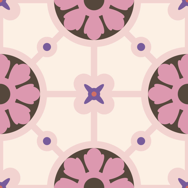 葡萄牙几何无缝方形图案图片下载