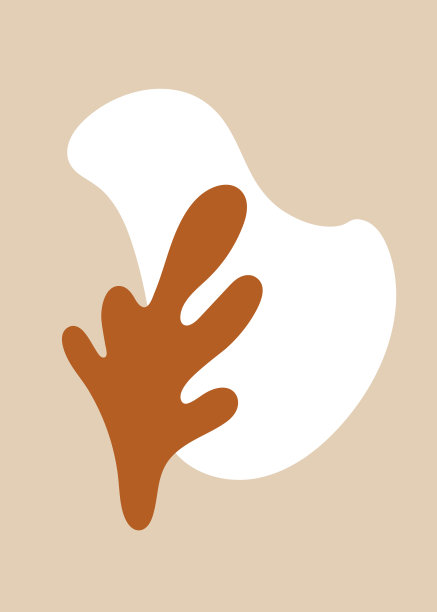 抽象波西米亚现代艺术背景向量。简约手绘插画，家居装饰，社交媒体故事背景。图片下载