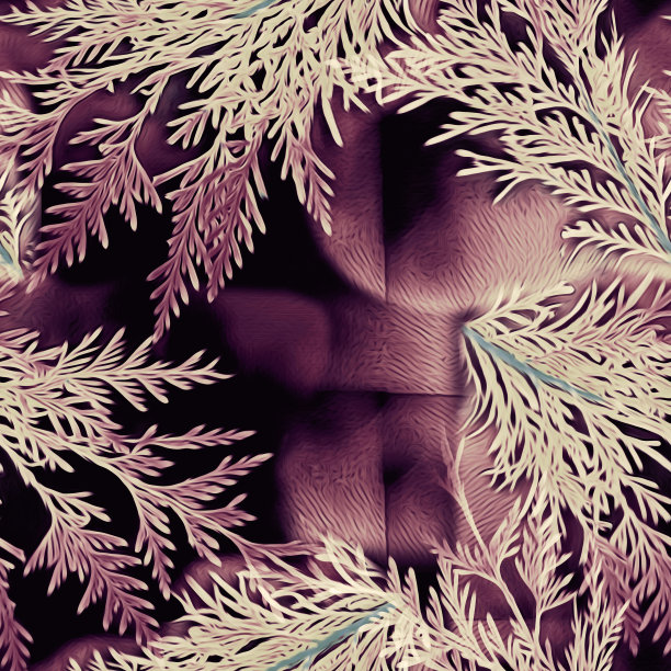 树枝无缝模式。图片下载