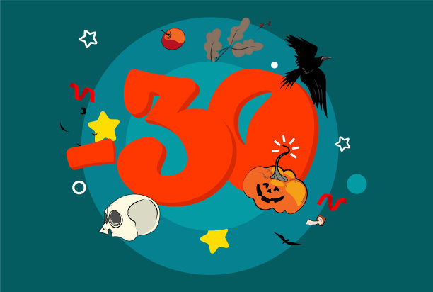 万圣节假期折扣横幅图片下载