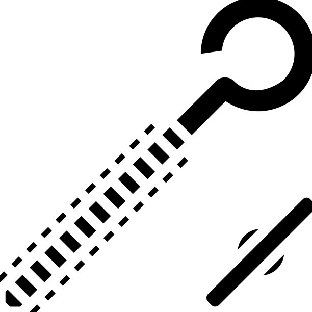 吊环螺栓与peg字形图标图片下载