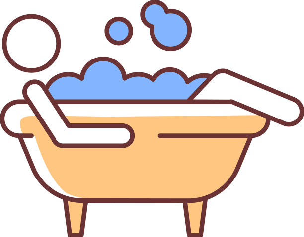 沐浴RGB颜色图标图片下载