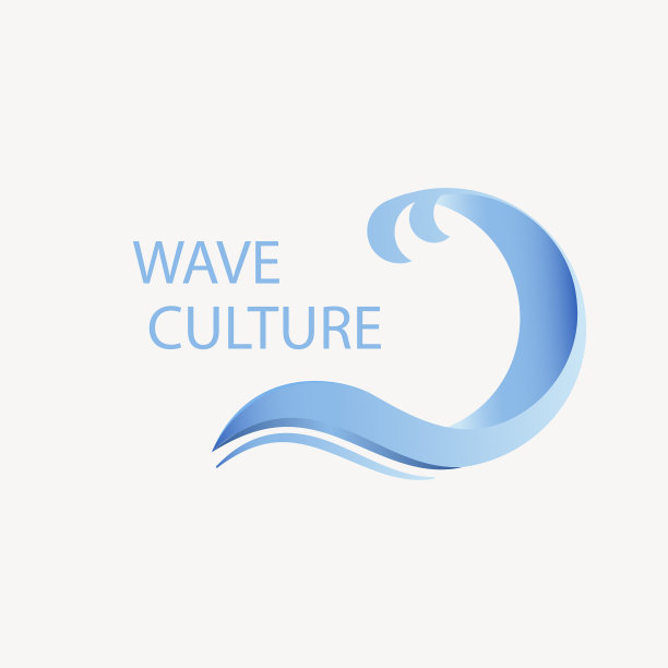 环保企业标志模板蓝色现代图片下载