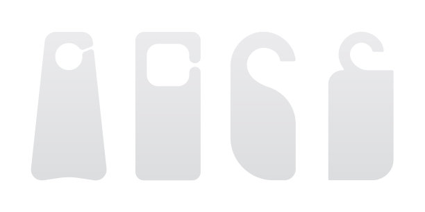 酒店门挂标签模板图标标志设置图片下载