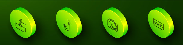 设置等距线滑水男子浮潜图片下载