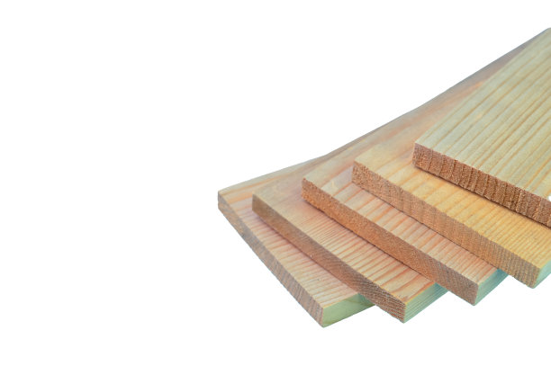 白色背景上孤立的木板图片下载