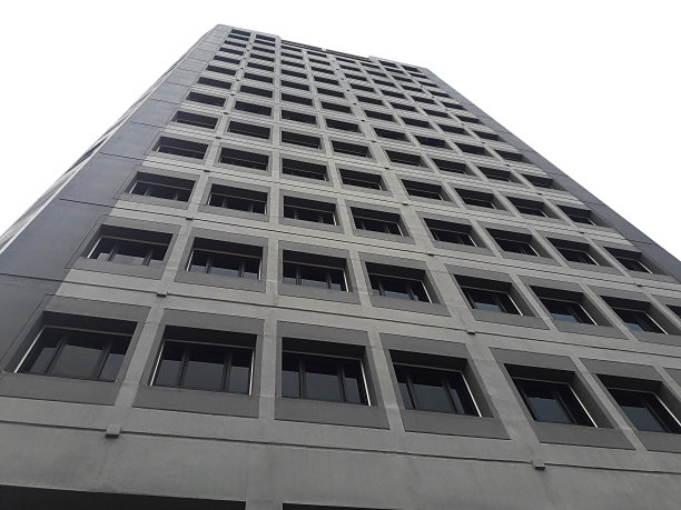 曼谷的公司大楼。泰国是孤立的白种人图片下载