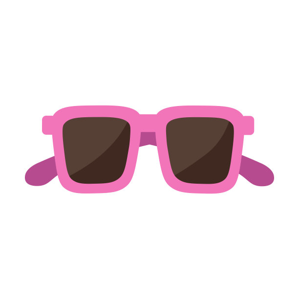粉色太阳镜的剪贴画图片下载