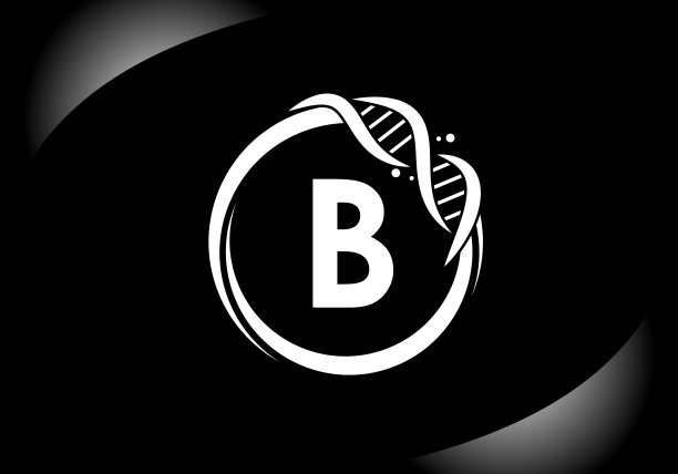 黑色字母b的字母组合在一起图片下载