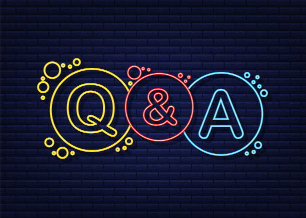 提问和回答泡泡聊天在黑暗的背景图片下载