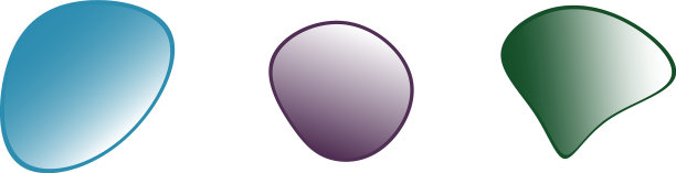 随机斑点墨迹卵石石剪影图片下载