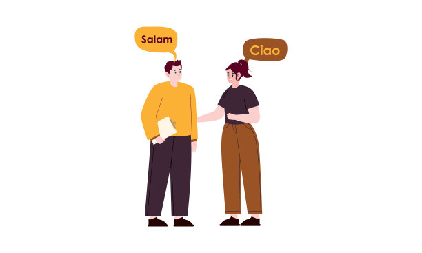 与年轻人交谈图片下载