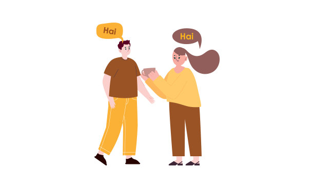 与年轻人交谈图片下载