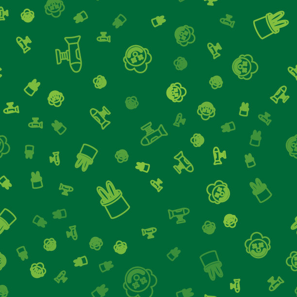 设置线摆平面魔术师帽子和兔子耳朵图片下载