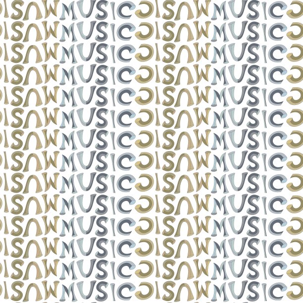 题词白色背景上的音乐。图片下载