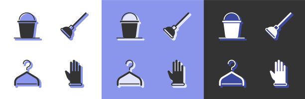 设置橡胶手套桶衣架衣柜和图片下载