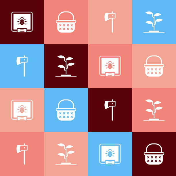 设置流行艺术科罗拉多甲虫柳条篮子木制图片下载