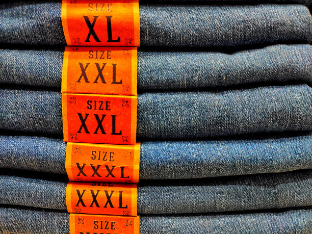 牛仔布的大小图片下载