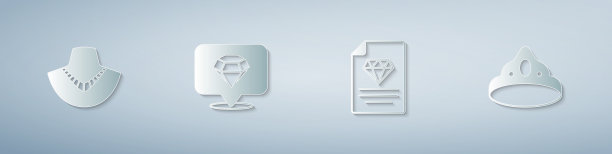 将项链套在人体模特的钻石证书上图片下载