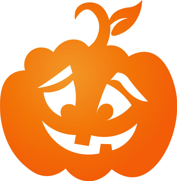 南瓜的白色背景图片下载