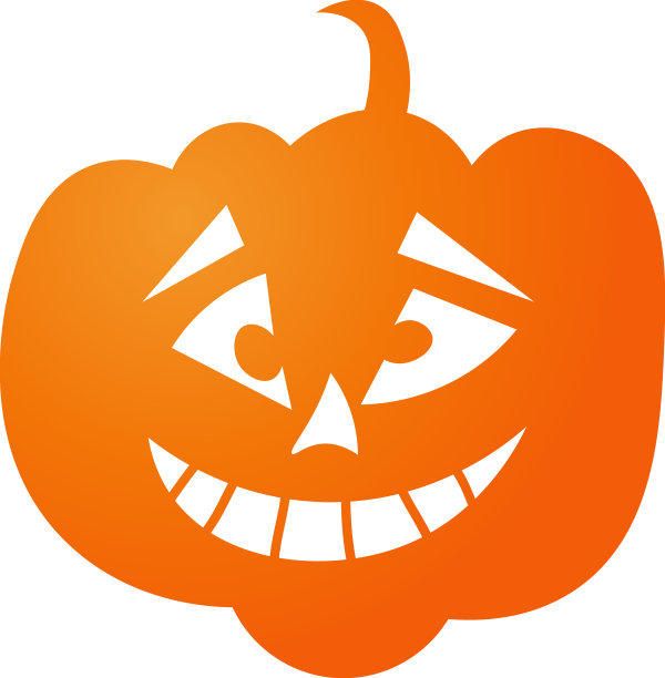 南瓜的白色背景图片下载