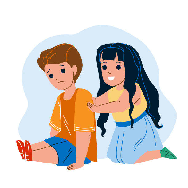孩子们的同理心让幼儿园的朋友心烦意乱图片下载