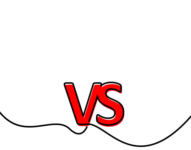 单线绘制vs vs符号图片下载