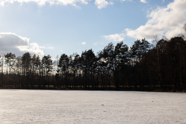 冰的边缘在沙滩上的沙子图片下载