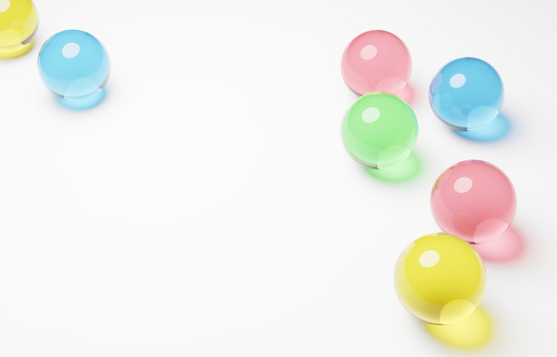 简单可爱的大理石的3D图像图片下载