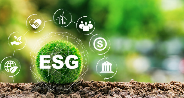 ESG横幅-环境、社会和公司治理信息横幅呼吁纪念该公司对环境和社会问题的贡献。图片下载